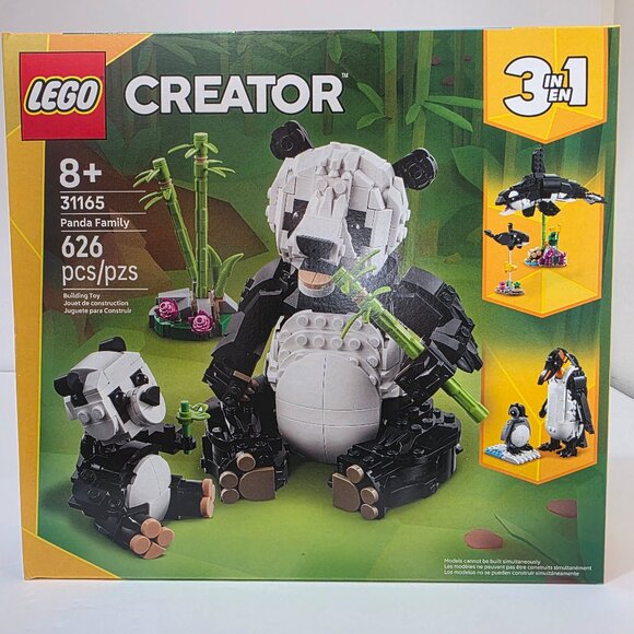LEGO Creator 3 in 1 Wild Animals Panda Family 31165 (626 pcs) Factory Sealed - Picture 1 of 7